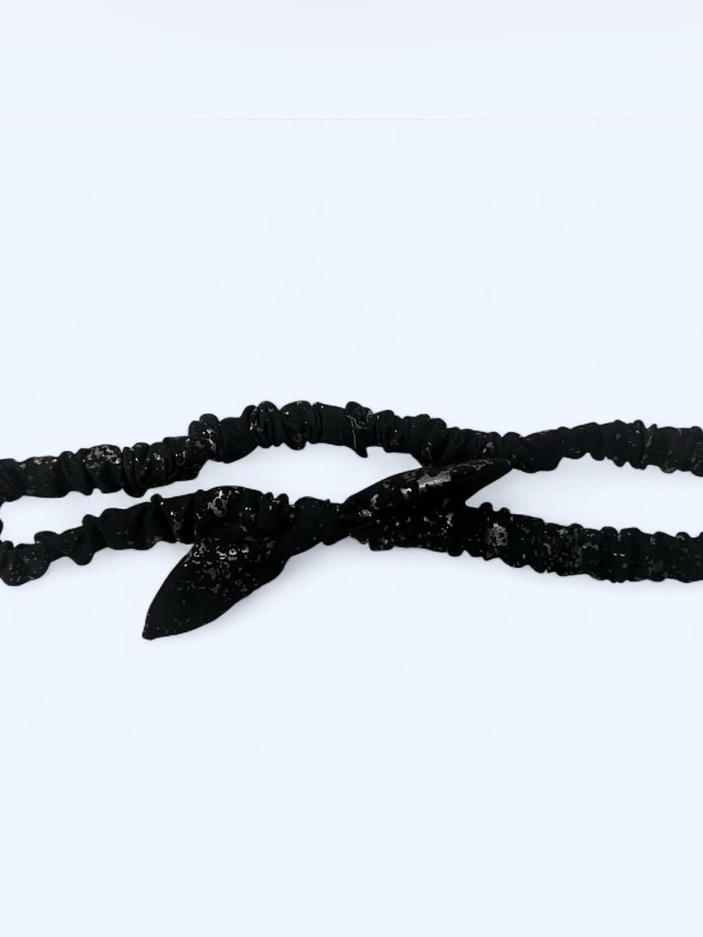 Ivivva | Bow Speckled Headband | Black, Silver | One Size